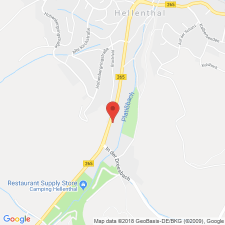 Position der Autogas-Tankstelle: Trinkkontor Eifel-mosel Gmbh in 53940, Hellenthal