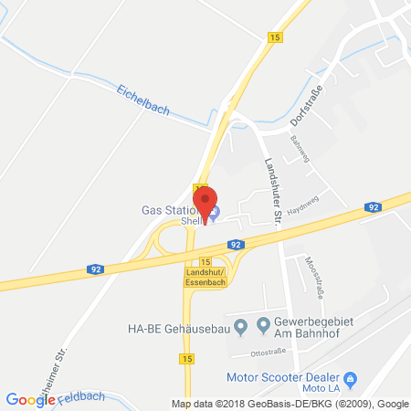 Standort der Tankstelle: Shell Tankstelle in 84051, Essenbach/Altheim