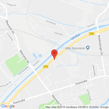 Position der Autogas-Tankstelle: GO Tankstelle in 08371, Glauchau