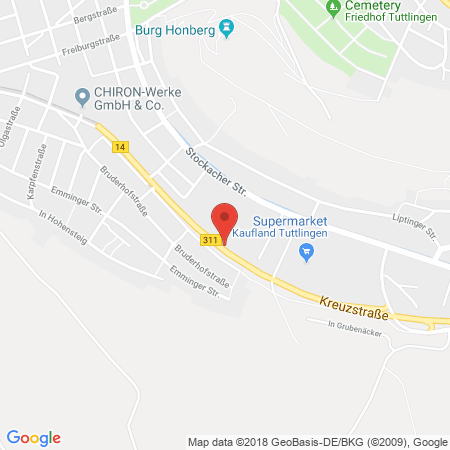Standort der Tankstelle: bft Tankstelle in 78532, Tuttlingen