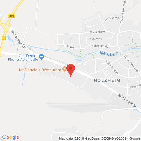 Position der Autogas-Tankstelle: Esso Tankstelle in 92318, Neumarkt