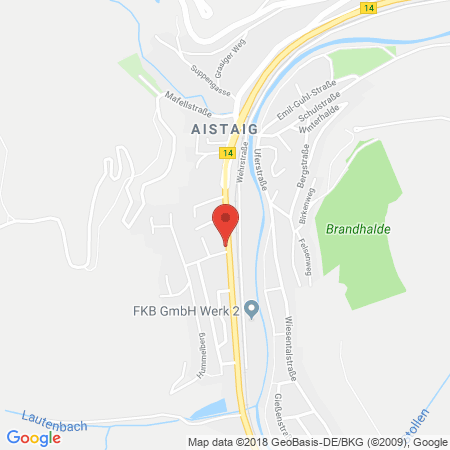 Position der Autogas-Tankstelle: AVIA Tankstelle in 78727, Oberndorf