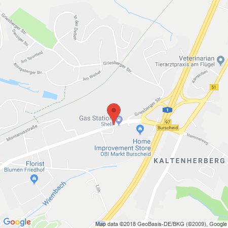 Standort der Tankstelle: ARAL Tankstelle in 51399, Burscheid
