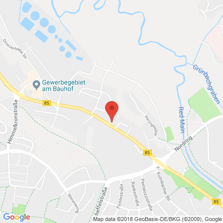 Position der Autogas-Tankstelle: Bft Tankstelle in 95445, Bayreuth 