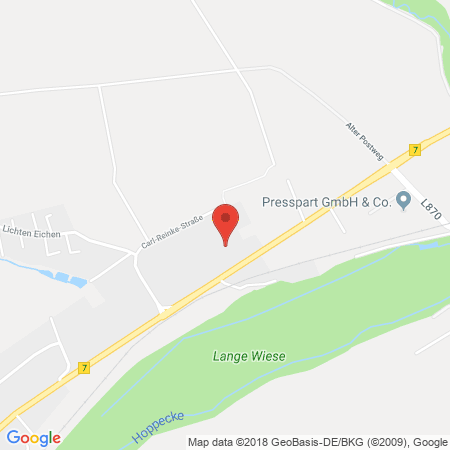 Position der Autogas-Tankstelle: Kaiser Mineraloel Und Tankstellen Gmbh in 34431, Marsberg-bredelar