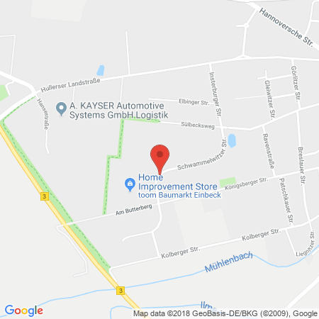 Position der Autogas-Tankstelle: Marktkaufstation Einbeck in 37574, Einbeck