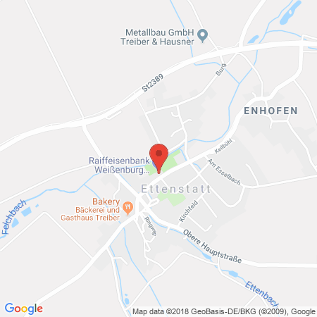 Standort der Tankstelle: Raiffeisen Tankstelle in 91796, Ettenstatt