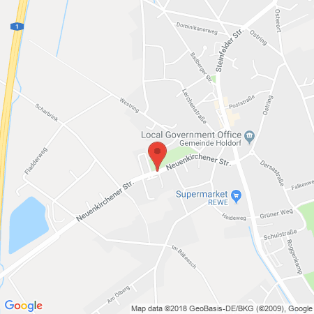 Position der Autogas-Tankstelle: LBG Damme eG in 49451, Holdorf