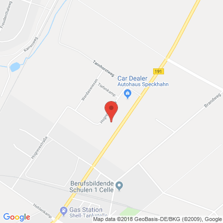 Standort der Tankstelle: Hoyer Tankstelle in 29223, Celle