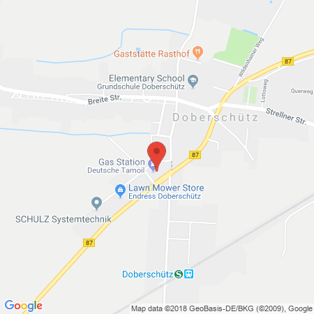 Position der Autogas-Tankstelle: HEM Tankstelle in 04838, Doberschütz