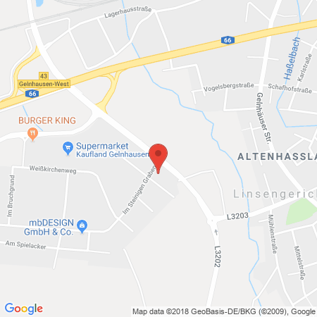 Position der Autogas-Tankstelle: Gelnhausen, Lützelhäuser Weg 13 in 63571, Gelnhausen
