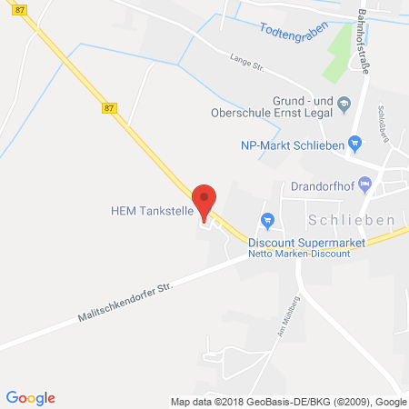Standort der Tankstelle: HEM Tankstelle in 04936, Schlieben