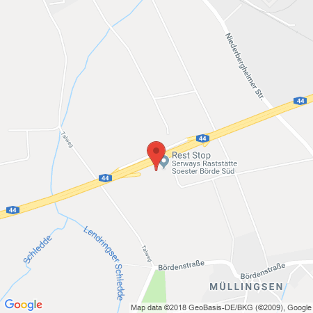 Position der Autogas-Tankstelle: Soest, Kirchweg 14 in 59494, Soest