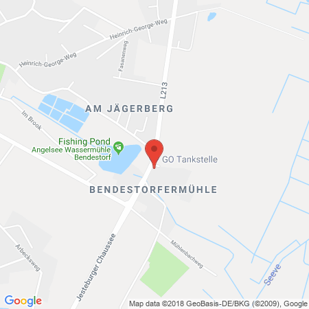 Position der Autogas-Tankstelle: GO Tankstelle in 21227, Bendestorf