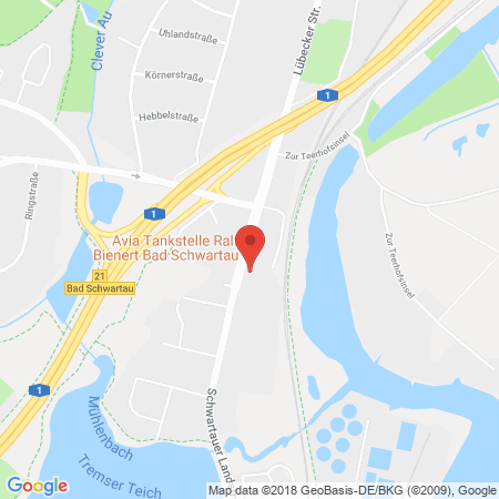 Standort der Tankstelle: AVIA Tankstelle in 23611, Bad Schwartau