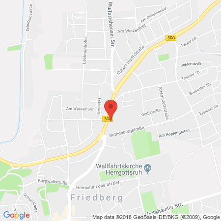 Standort der Tankstelle: ARAL Tankstelle in 86316, Friedberg