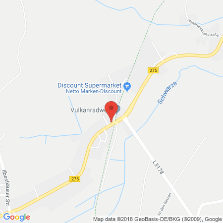 Position der Autogas-Tankstelle: AVIA Tankstelle in 36355, Grebenhain