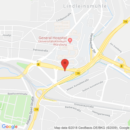 Standort der Tankstelle: OMV Tankstelle in 97076, Würzburg