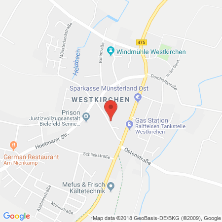 Standort der Tankstelle: Raiffeisen Tankstelle in 59320, Westkirchen