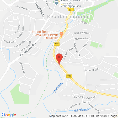 Position der Autogas-Tankstelle: Shell Tankstelle in 73098, Rechberghausen