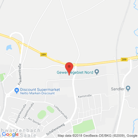 Standort der Tankstelle: Sigmund Hoffmann Tankstelle in 95126, Schwarzenbach/Saale