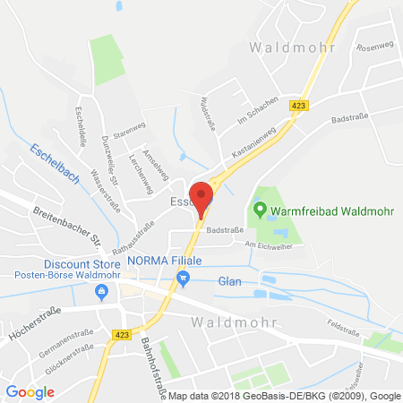 Standort der Autogas Tankstelle: ESSO Station beim Autohaus Müller in 66914, Waldmohr