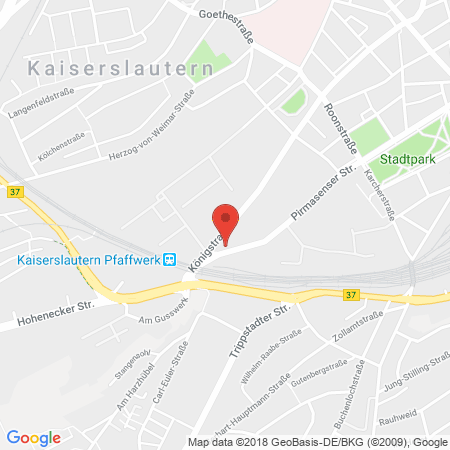 Standort der Tankstelle: T Tankstelle in 67655, Kaiserslautern