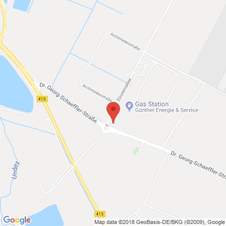 Position der Autogas-Tankstelle: Günther Energie + Service Gmbh in 77933, Lahr