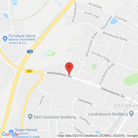 Position der Autogas-Tankstelle: Star Tankstelle in 09366, Stollberg