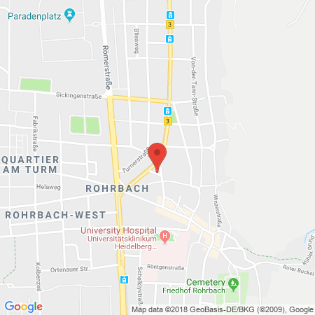 Standort der Tankstelle: Esso Tankstelle in 69126, Heidelberg