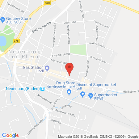 Position der Autogas-Tankstelle: Bft Tankstelle Tsn Gmbh in 79395, Neuenburg
