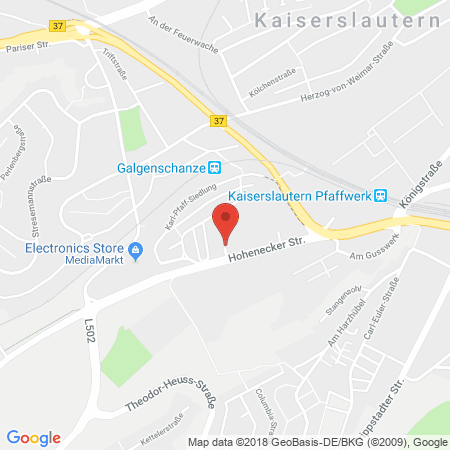 Standort der Tankstelle: Shell Tankstelle in 67663, Kaiserslautern