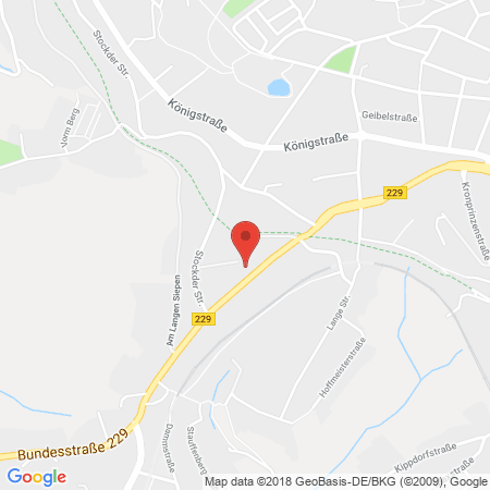 Position der Autogas-Tankstelle: Shell Tankstelle in 42857, Remscheid