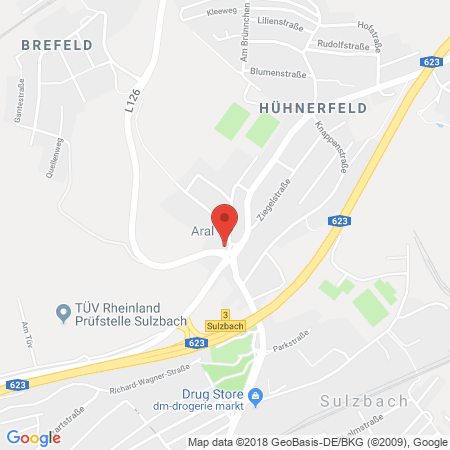 Standort der Tankstelle: ARAL Tankstelle in 66280, Sulzbach