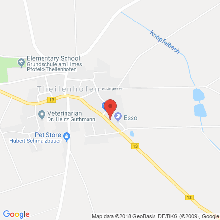 Standort der Tankstelle: ESSO Tankstelle in 91741, THEILENHOFEN