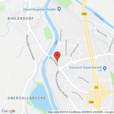 Standort der Tankstelle: ARAL Tankstelle in 87527, Sonthofen