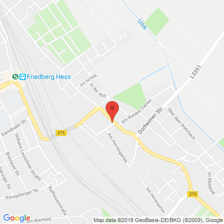Standort der Tankstelle: Hessol Tankstelle in 61169, Friedberg-Fauerbach