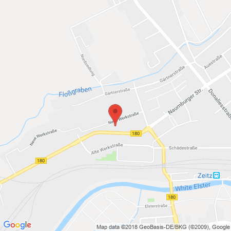 Position der Autogas-Tankstelle: Zeitz - Kp Petrol Gmbh in 06712, Zeitz