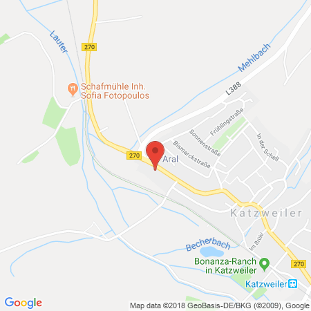 Standort der Tankstelle: ARAL Tankstelle in 67734, Katzweiler