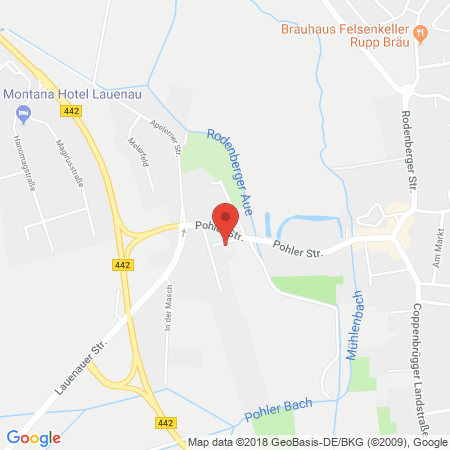 Standort der Autogas Tankstelle: Raiffeisen Tankstelle Lauenau in 31867, Lauenau