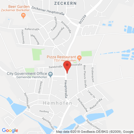 Position der Autogas-Tankstelle: OMV Tankstelle in 91334, Hemhofen