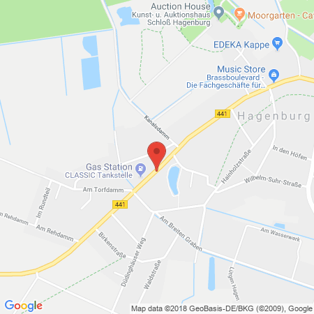 Position der Autogas-Tankstelle: Classic-Tankstelle Ingo Jung in 31558, Hagenburg