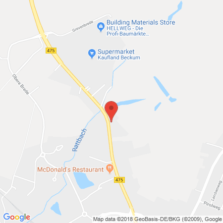 Position der Autogas-Tankstelle: JET Tankstelle in 59269, Beckum