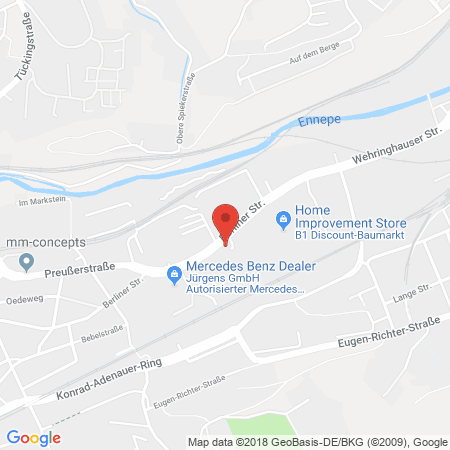Standort der Tankstelle: JET Tankstelle in 58135, HAGEN