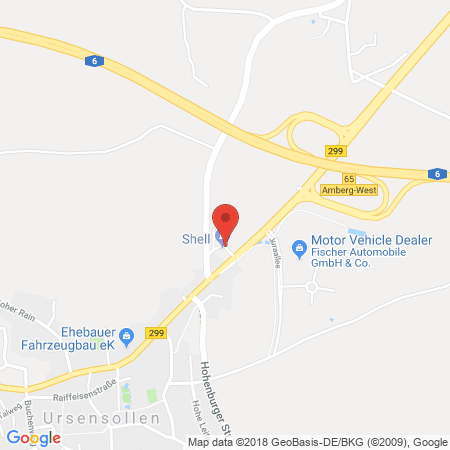 Standort der Tankstelle: Shell Tankstelle in 92289, Ursensollen