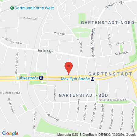 Position der Autogas-Tankstelle: Total Dortmund in 44141, Dortmund