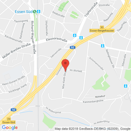 Position der Autogas-Tankstelle: M + S Siekmeier GmbH in 45136, Essen