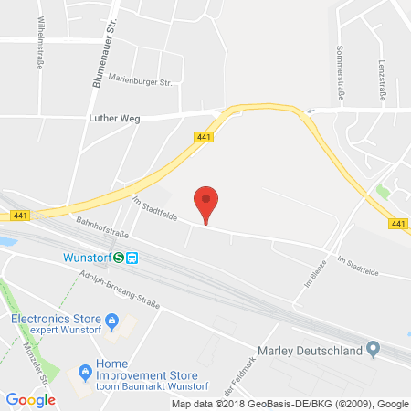 Position der Autogas-Tankstelle: Autohaus Herholz GmbH in 31515, Wunstorf
