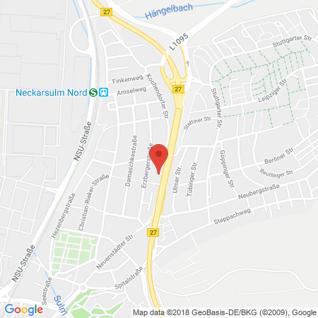 Standort der Tankstelle: ARAL Tankstelle in 74172, Neckarsulm