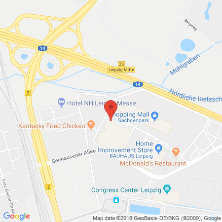 Position der Autogas-Tankstelle: Globus Handelshof Gmbh Und Co. Kg Betriebsstätte Ts Leipzig-seehausen in 04356, Leipzig